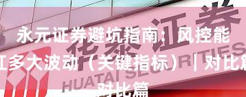 永元证券避坑指南：风控能扛多大波动（关键指标）｜对比篇