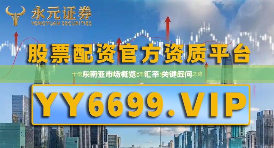 东南亚市场概览：汇率 关键五问