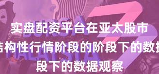 实盘配资平台在亚太股市处于结构性行情阶段的阶段下的数据观察