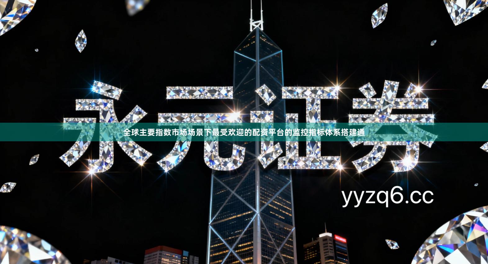 全球主要指数市场场景下最受欢迎的配资平台的监控指标体系搭建通